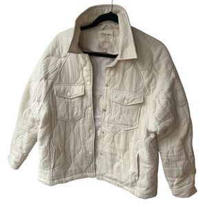 RD Style Cream Quilted Jacket
